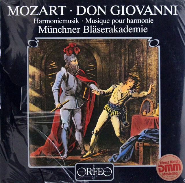 【未開封】　ミュンヘン管楽アカデミーのモーツァルト/「ドン・ジョバンニ」（管楽アンサンブル編）　独ORFEO　3810　LP レコード