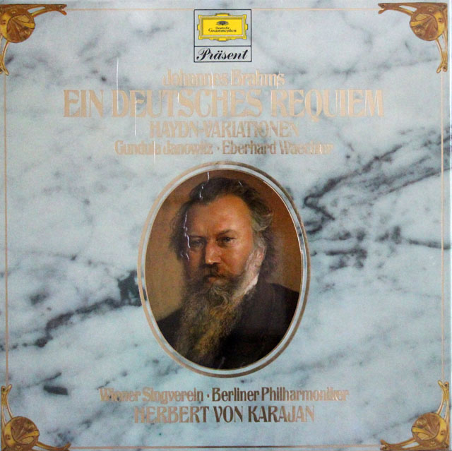【未開封】　カラヤンのブラームス/「ドイツ・レクイエム」ほか　独DGG　3810　LP レコード