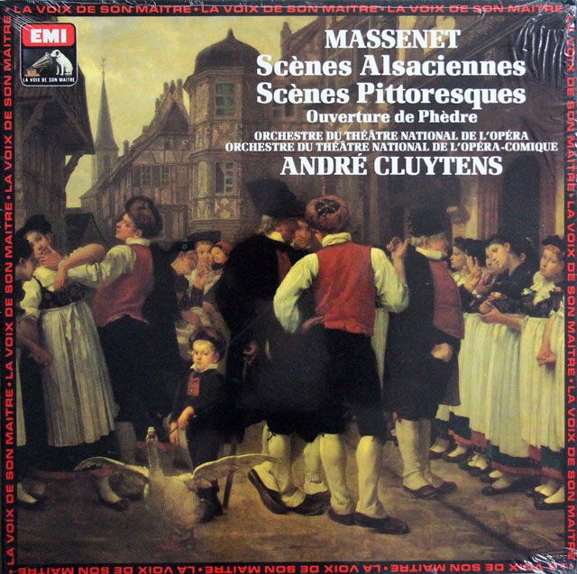 【未開封】　クリュイタンスのマスネ/「アルザスの風景」ほか　仏EMI　3811　LP レコード