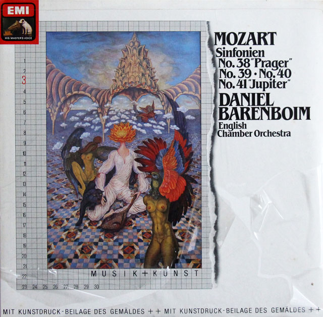 【未開封】　バレンボイムのモーツァルト/交響曲第38番「プラハ」～第41番「ジュピター」　独EMI　3811　LP レコード
