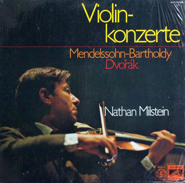 【未開封】　ミルシュタインのメンデルスゾーン、ドヴォルザーク/ヴァイオリン協奏曲集　独ORBIS　3811　LP レコード
