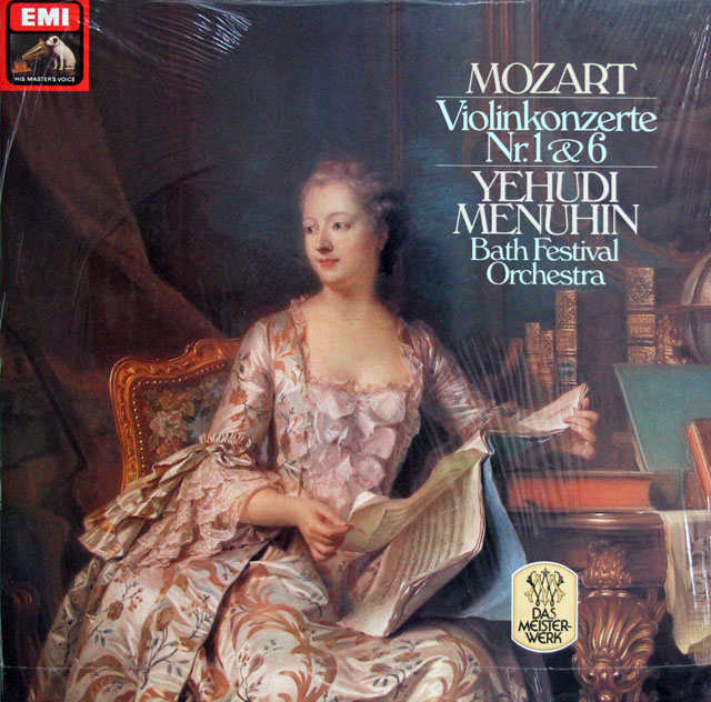【未開封】　メニューインのモーツァルト/ヴァイオリン協奏曲第1～6番　独EMI　3811　LP レコード