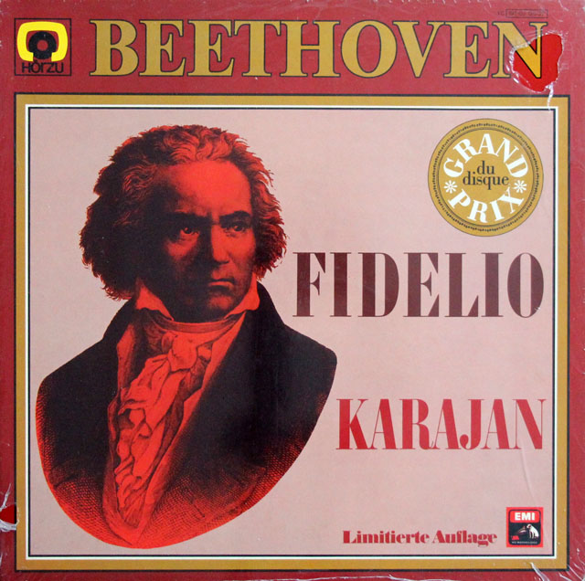 【未開封】　カラヤンのベートーヴェン/「フィデリオ」全曲　独HORZU（EMI）　3811　LP レコード