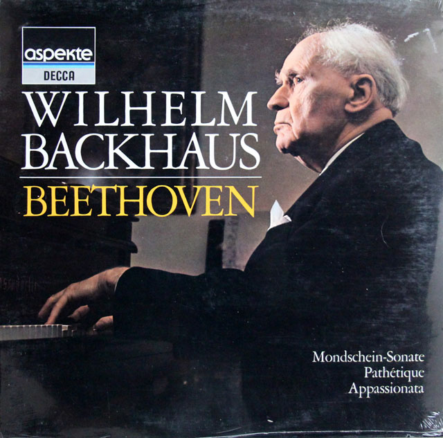 【未開封】　バックハウスのベートーヴェン/ピアノソナタ「月光」「悲愴」「熱情」　独DECCA　3811　LP レコード