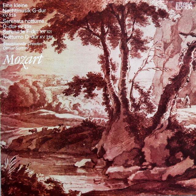 スウィトナーのモーツァルト/アイネ・クライネ・ナハトムジークほか　独ETERNA　3811　LP レコード