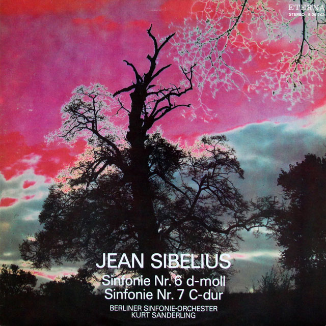 【テストプレス】　ザンデルリンクのシベリウス/交響曲第6、7番　独ETERNA　3811　LP レコード