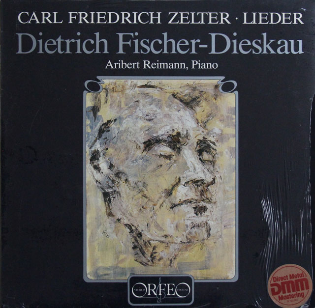 【未開封】　フィッシャー=ディースカウのツェルター/歌曲集　独ORFEO　3811　LP レコード