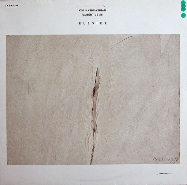 カシュカシャン&レヴィンの「エレジー」　ブリテン、グラズノフらのヴィオラとピアノのための作品集　独ECM　3812　LP レコード　★長岡鉄男の外盤A級セレクション　第3巻226掲載盤