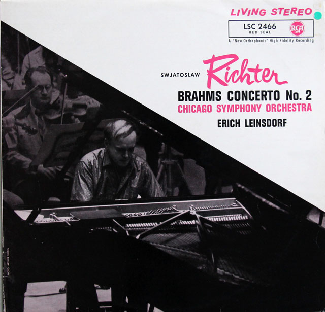 リヒテル、ラインスドルフのブラームス/ピアノ協奏曲第2番　独RCA　3812　LP レコード