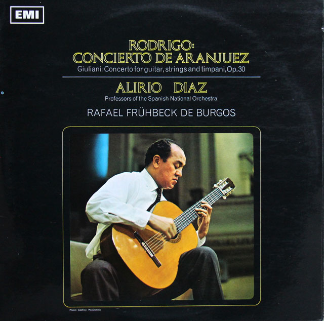 【オリジナル盤】　ディアス、ブルゴスのロドリーゴ/アランフェス協奏曲ほか　英EMI　3812　LP レコード