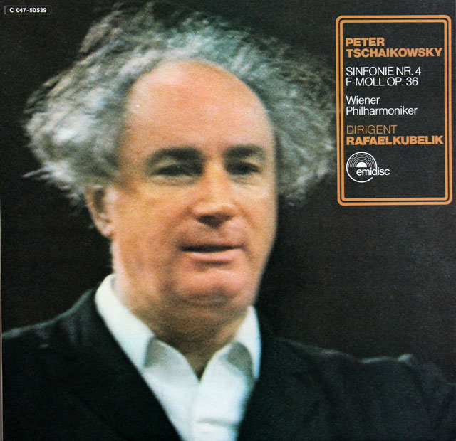 クーベリックのチャイコフスキー/交響曲第4番　独emidisc　3812　LP レコード