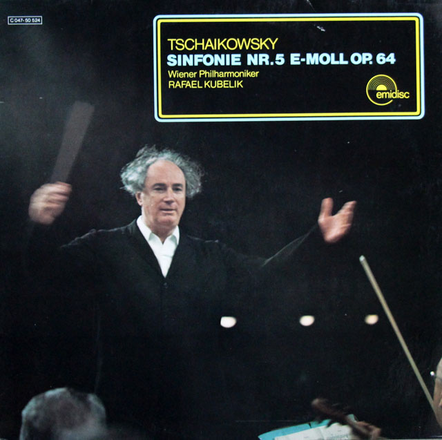 クーベリックのチャイコフスキー/交響曲第5番　独emidisc　3812　LP レコード