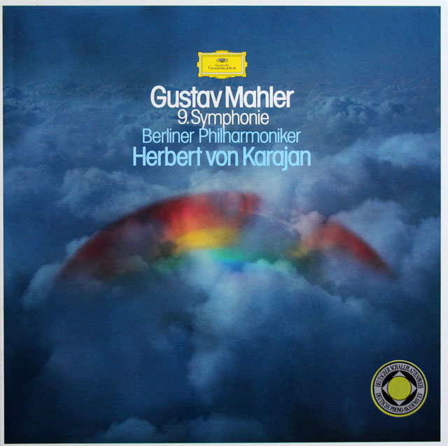 カラヤンのマーラー/交響曲第9番　独DGG　3812　LP レコード