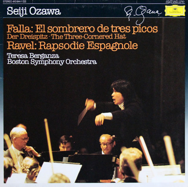 小澤のファリャ/バレエ「三角帽子」ほか　独DGG　3812　LP レコード