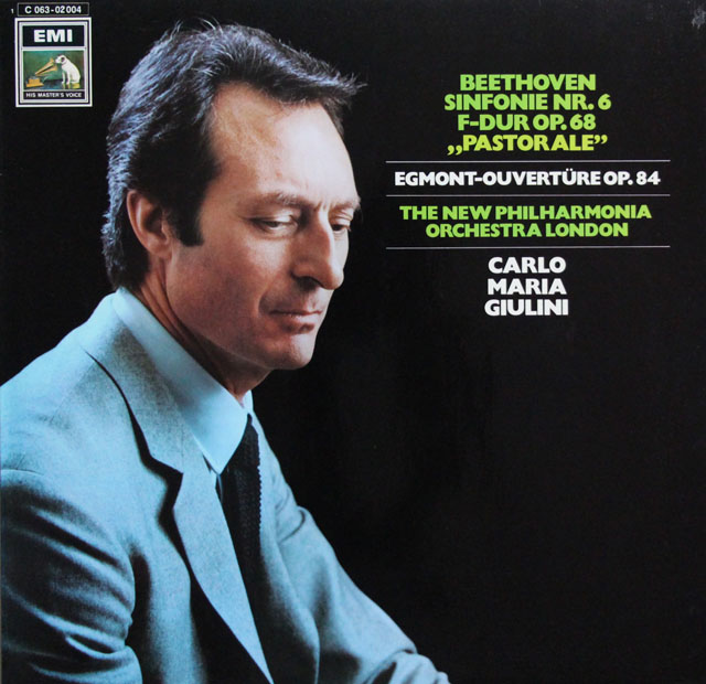 ジュリーニのベートーヴェン/交響曲第6番「田園」ほか　独EMI　3813　LP レコード