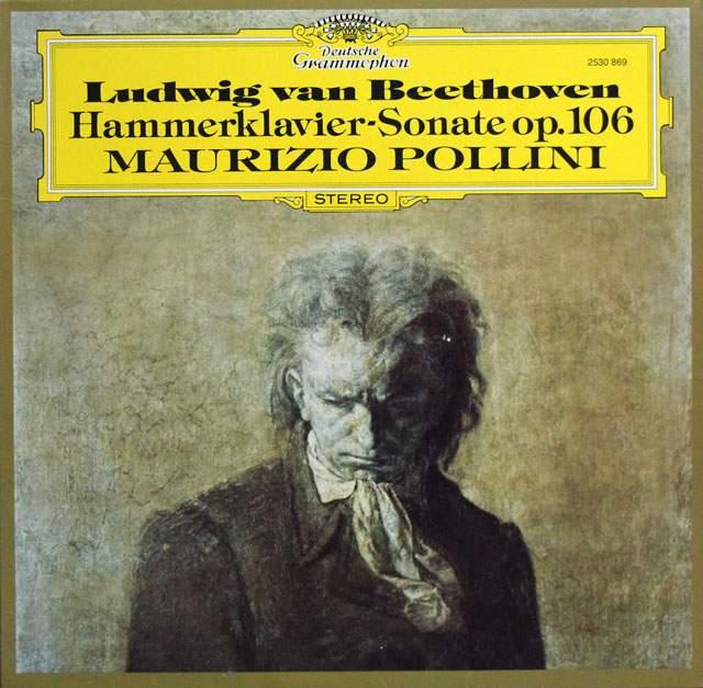 ポリーニのベートーヴェン/「ハンマー・クラヴィーア」ソナタ　独DGG　3813　LP レコード