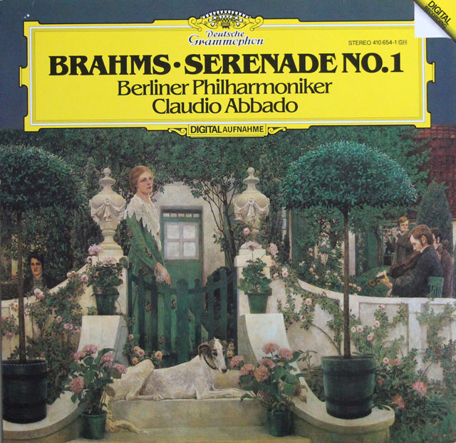 アバドのブラームス/セレナード第1番　独DGG　3813　LP レコード