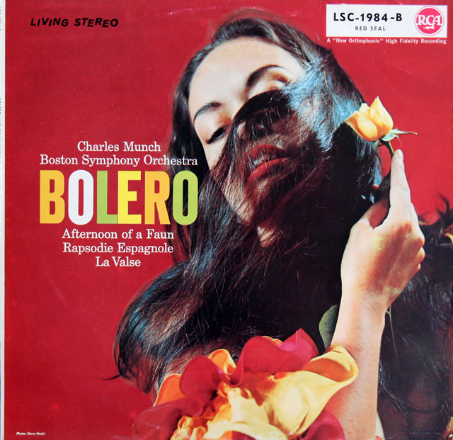 ミュンシュのラヴェル/ボレロほか　独RCA　3814　LP レコード