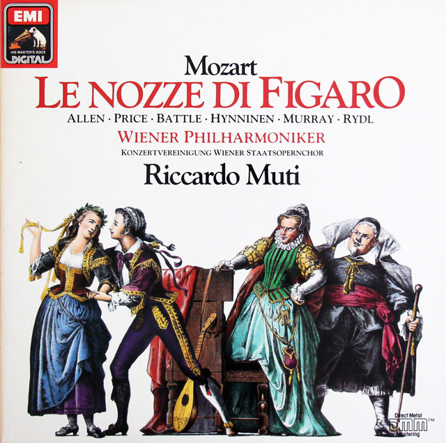 ムーティのモーツァルト/「フィガロの結婚」全曲　独EMI　3814　LP レコード