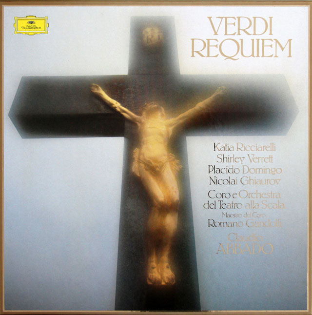 アバドのヴェルディ/「レクイエム」　独DGG　3814　LP レコード