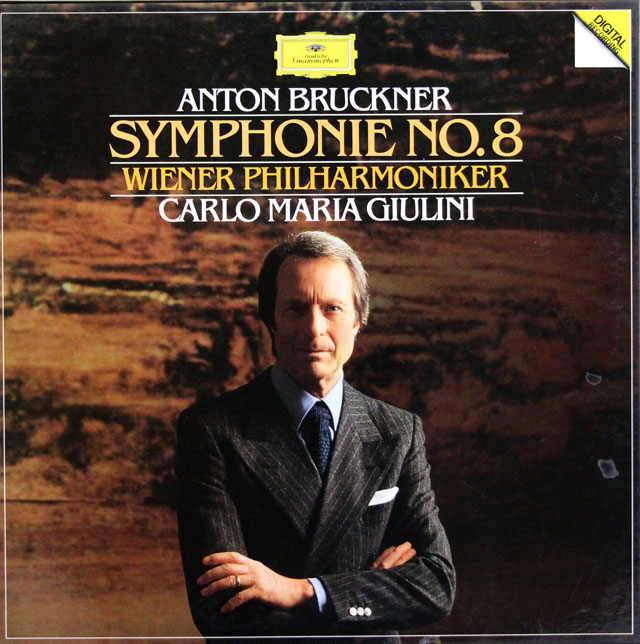 ジュリーニのブルックナー/交響曲第8番　独DGG　3814　LP レコード