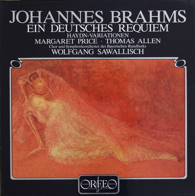 サヴァリッシュのブラームス/ドイツ・レクイエム　独ORFEO　3814　LP レコード
