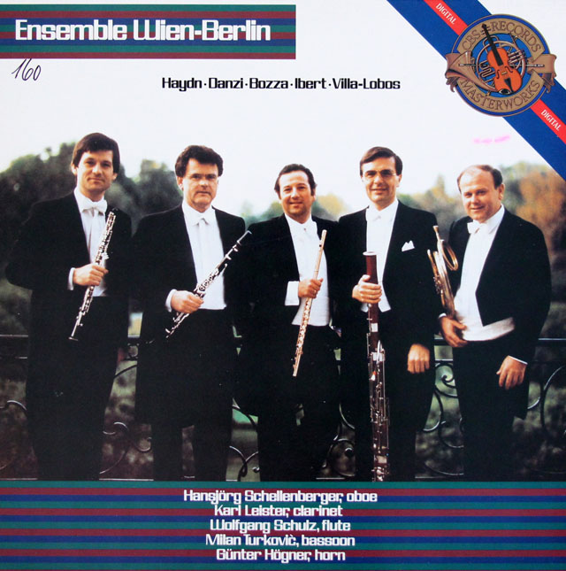 アンサンブル・ウィーン・ベルリンのハイドン/ディヴェルティメントほか　蘭CBS　3815　LP レコード
