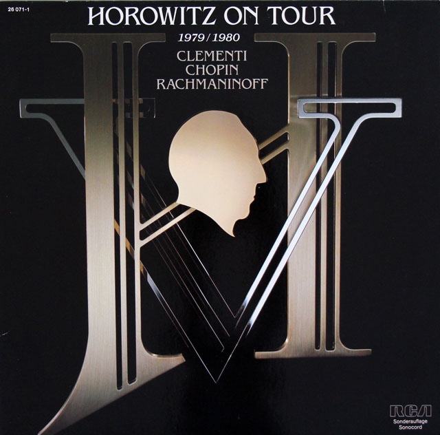 ホロヴィッツ・オン・ツアー（1979/1980）　独RCA　3815　LP レコード