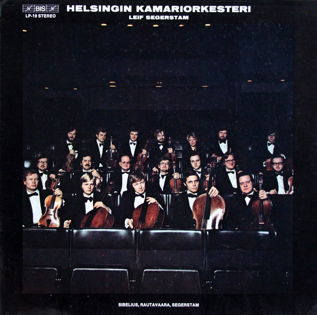 ゼーゲルスタムのシベリウス/ミニヨン組曲 ほか　スウェーデンBIS　3815　LP レコード