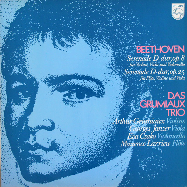 グリュミオー・トリオらのベートーヴェン/セレナード集　蘭PHILIPS　3817　LP レコード