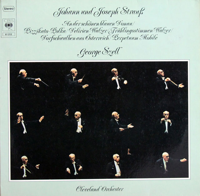 セルのJ.シュトラウス親子/ポルカ・ワルツ集　独CBS　  3819　LP レコード