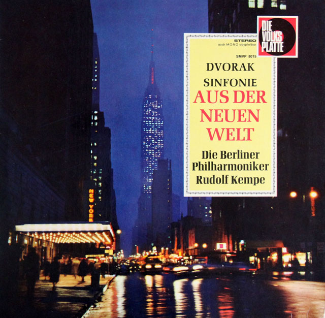 ケンペのドヴォルザーク/交響曲第9番「新世界より」　独DVP（EMI）　3821　LP レコード