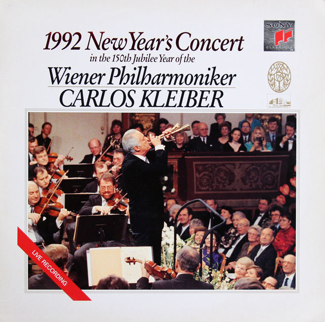 クライバーのニューイヤーコンサート 1992　独Sony Classical　3822　LP レコード