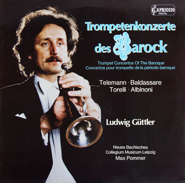 ギュトラーのトランペット協奏曲集　（テレマン、バルダッサーリ、トレッリ、アルビノーニ）　独APRICCIO　3822　LP レコード