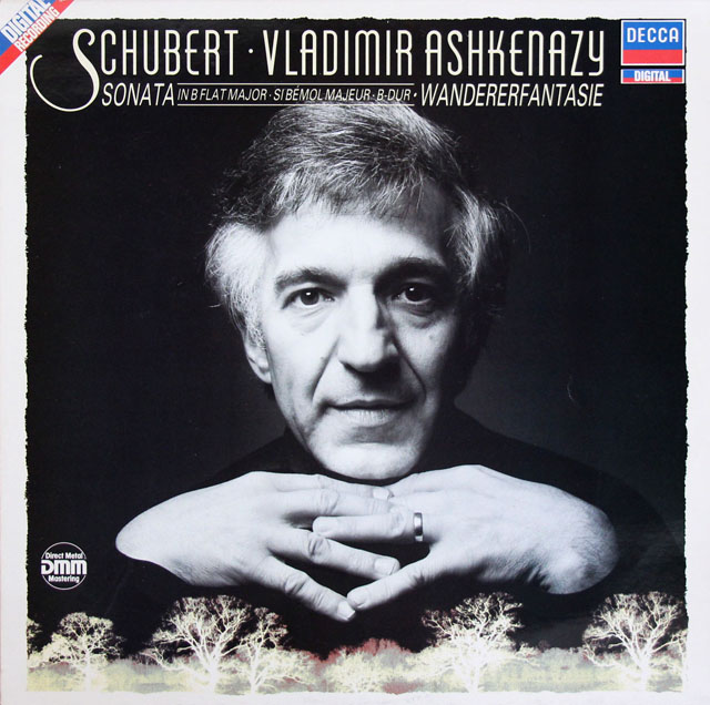 アシュケナージのシューベルト/ピアノソナタ第21番ほか　独DECCA　3822　LP レコード