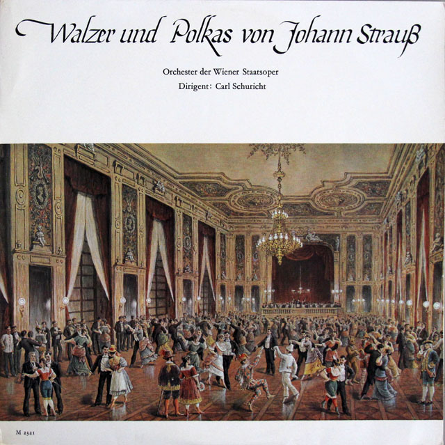 【モノラル】　シューリヒトのヨハン・シュトラウス名演集/「ウィーンの森の物語」ほか　独Concert Hall　3823　LP レコード
