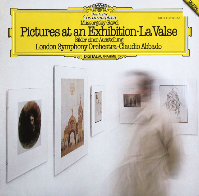 アバドのムソルグスキー/「展覧会の絵」ほか　独DGG　3823　LP レコード