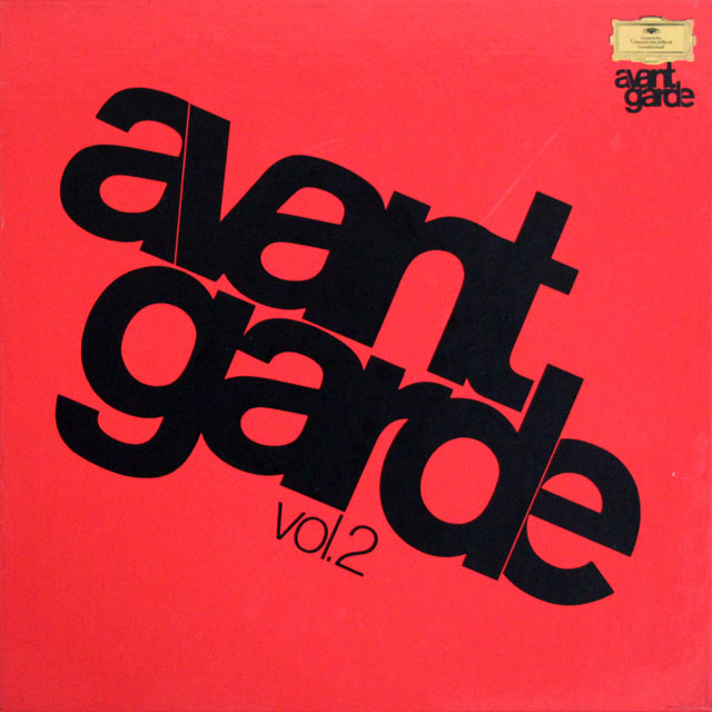 アヴァンギャルド・シリーズ vol.2　独DGG　3823　LP レコード