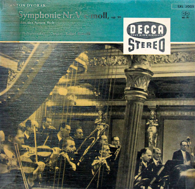 【独最初期盤】クーベリックのドヴォルザーク/交響曲第5(9)番「新世界より」　独DECCA　3824　LP レコード