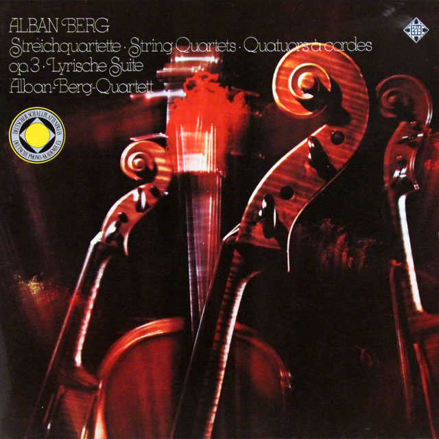 アルバン・ベルク四重奏団のベルク/弦楽四重奏曲ほか　独TELEFUNKEN　3826　LP レコード