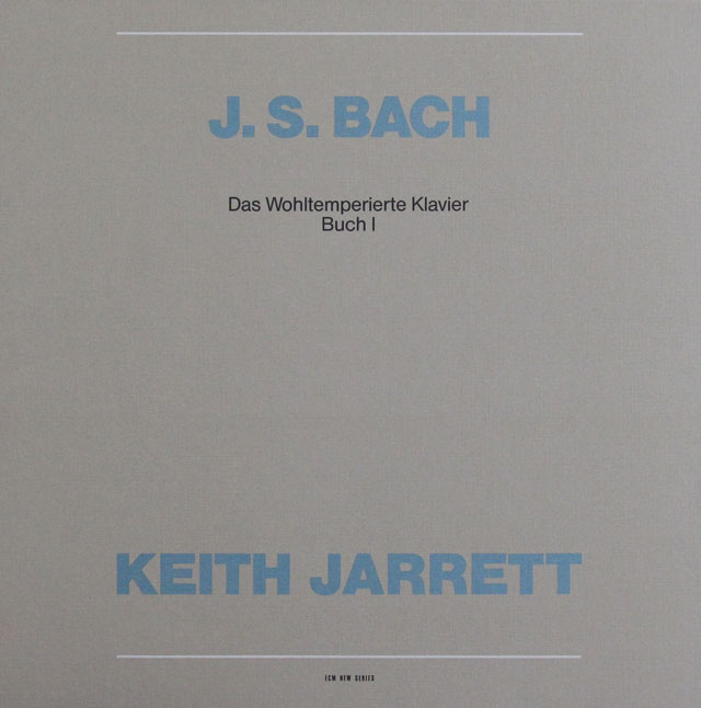 キース・ジャレットのバッハ/平均律クラヴィーア曲集第1巻　独ECM　3826　LP レコード