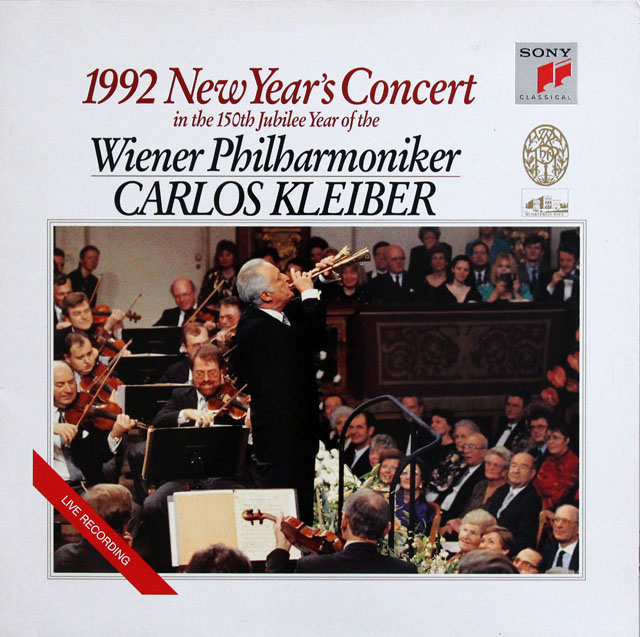クライバーのニューイヤーコンサート 1992　蘭Sony Classical　3829　LP レコード