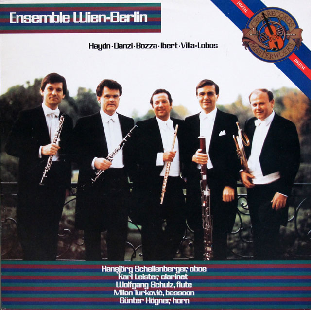 アンサンブル・ウィーン・ベルリンのハイドン/ディヴェルティメントほか　蘭CBS　3833　LP レコード