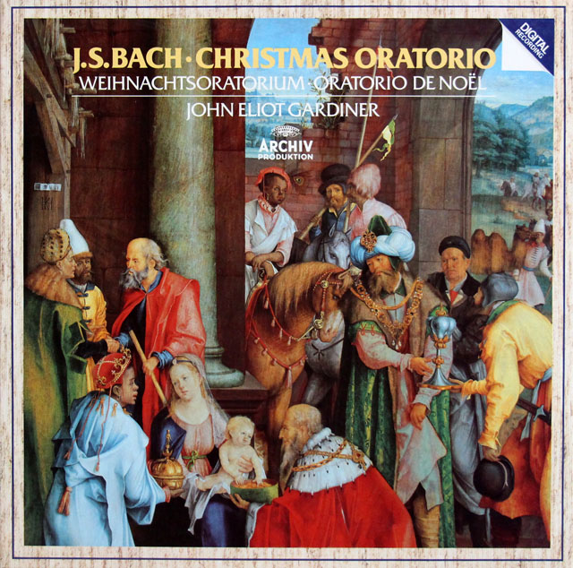 ガーディナーのバッハ/クリスマスオラトリオ　独ARCHIV　3833　LP レコード