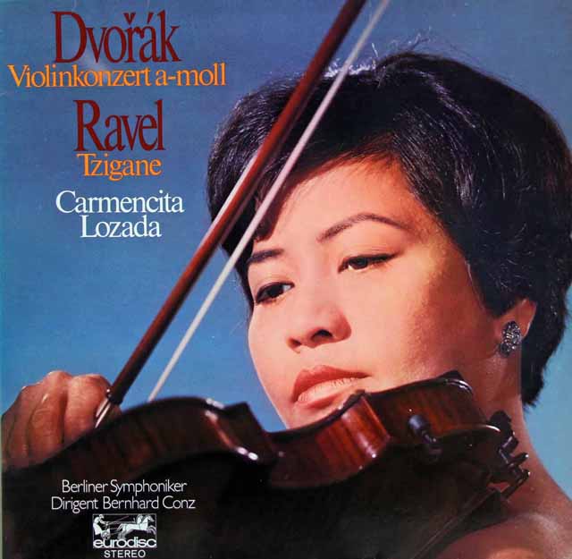 ロザーダ、コンツのドヴォルザーク/ヴァイオリン協奏曲ほか　独eurodisc　3524　LP レコード