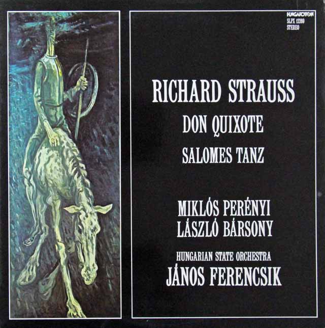 フェレンチクのR.シュトラウス/交響詩「ドン・キホーテ」ほか　ハンガリーHungaroton　3517　LP レコード