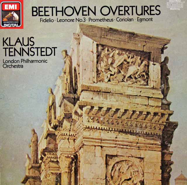 テンシュテットのベートーヴェン/序曲集　独EMI　3517　LP レコード