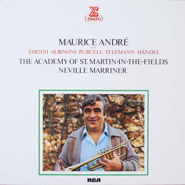 アンドレ、マリナーのトランペット協奏曲集　独ERATO　3331　LP レコード