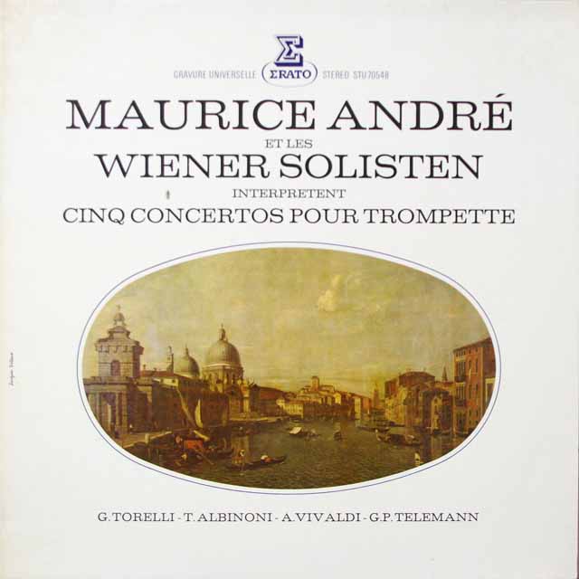 アンドレの5つのトランペット協奏集　仏ERATO　3799　LP レコード