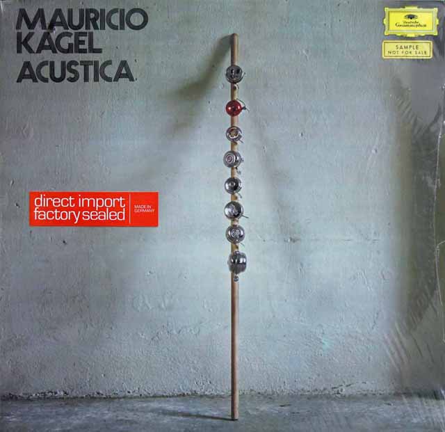 【未開封】　カーゲル自作自演「アクスティカ」　独DGG　2998　LP レコード